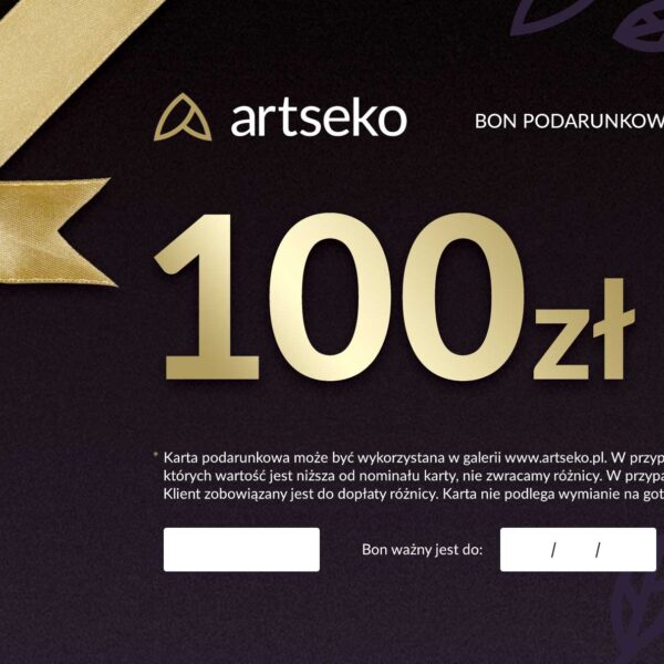 Karta podarunkowa marki Artseko o wartości 100zł