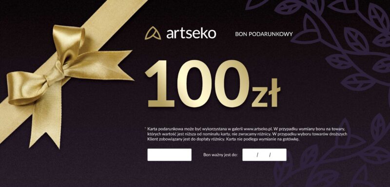 Karta podarunkowa marki Artseko o wartości 100zł