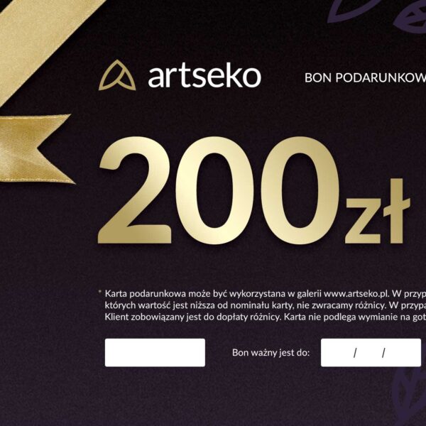 Karta podarunkowa marki Artseko o wartości 200zł