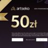 Karta podarunkowa marki Artseko o wartości 50zł