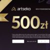 Karta podarunkowa marki Artseko o wartości 500zł